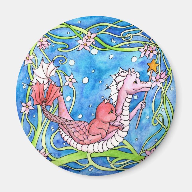 Sea Dragon Quest Magnet (Front)