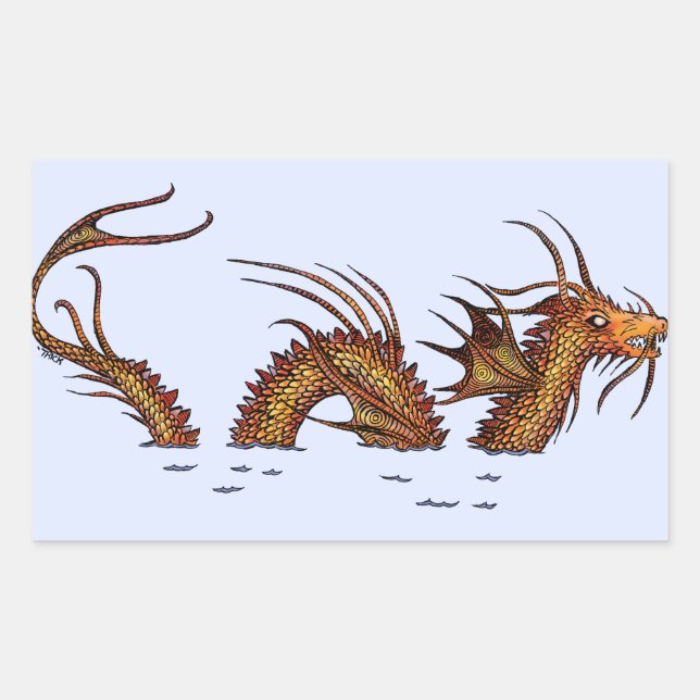 Sea Dragon Sticker (Front)