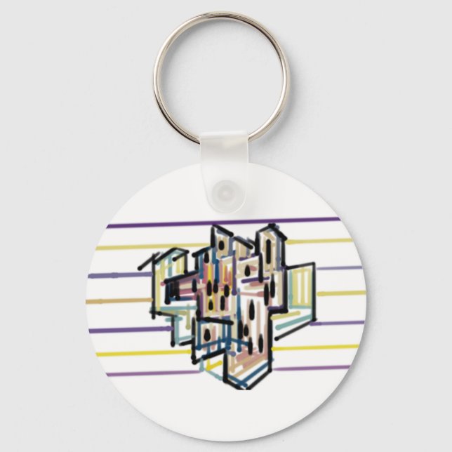 Sea Dragon summer joy  Keychain (Front)