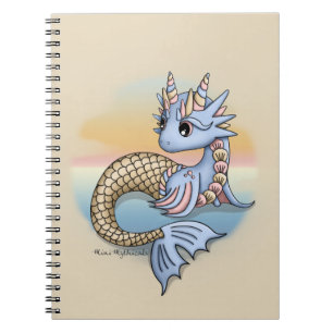Sea Dragon Sunset Spiral Notebook