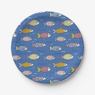 Sea Fish Party Paper Plate