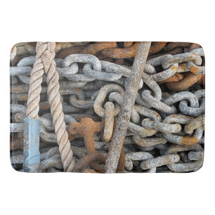 SEA FISHING CHAIN AND ROPE BATH MAT