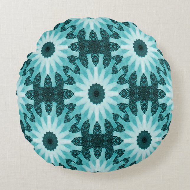 Sea Flowers...... Round Pillow (Front)