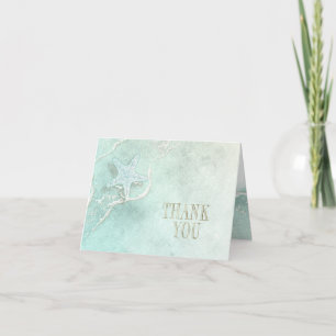 Sea Foam Beach Wedding ID837 Card
