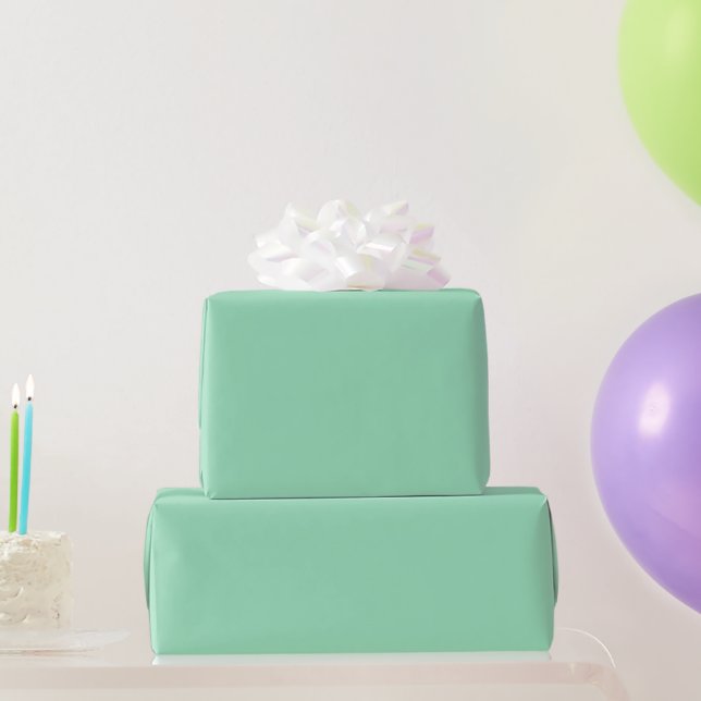 Sea Foam Green Wrapping Paper (Party Gifts)
