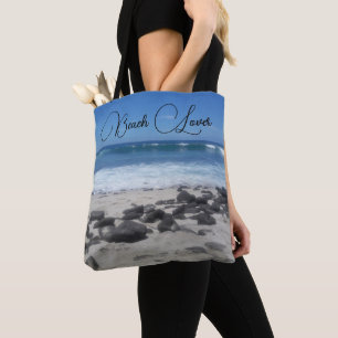 Sea Foam Ocean Lava Beach Lover Tote Bag