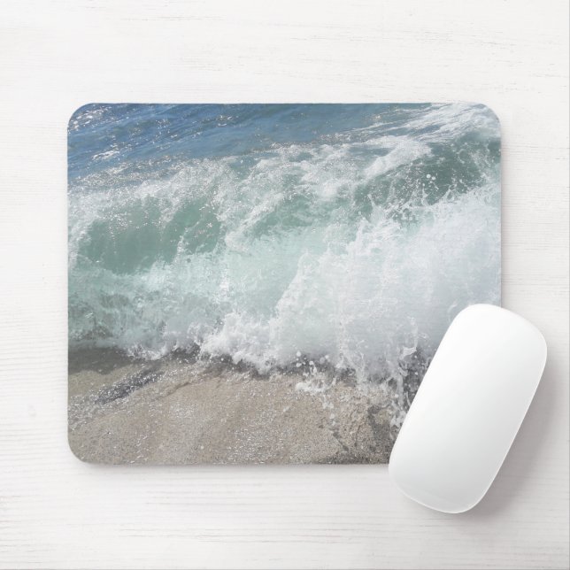 Sea Foam Ocean Waves  Mouse Pad (With Mouse)