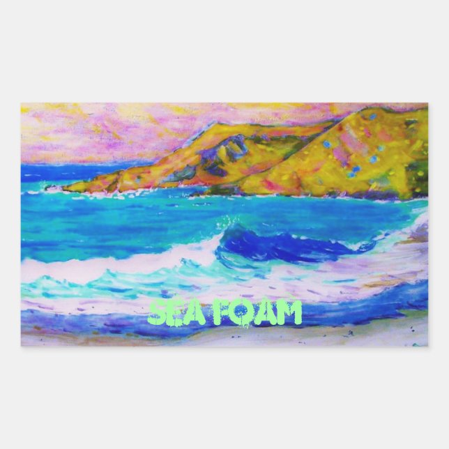 sea foam sticker (Front)