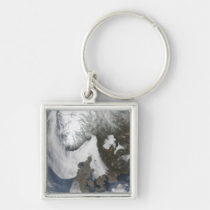Sea Fog in Scandinavia Keychain