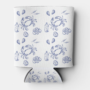 Sea Food Minimalism Can Cooler