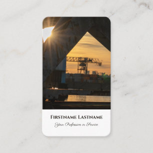 Sea freight logistics expert for shipping overseas business card