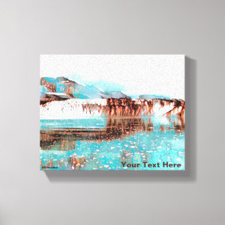 Sea Glacier Canvas Print