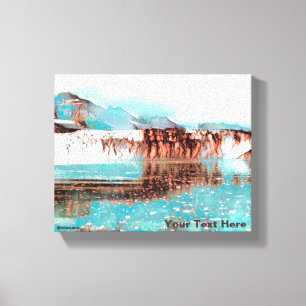 Sea Glacier Canvas Print