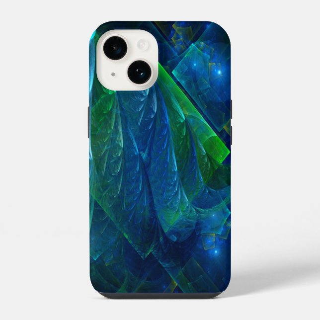 Sea Glass 3D Abstract iPhone Case (Back)