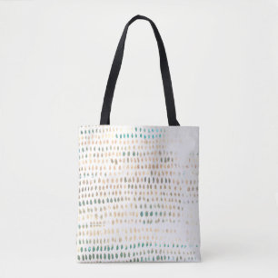 Sea Glass Beach Coastal Pattern  Tote Bag