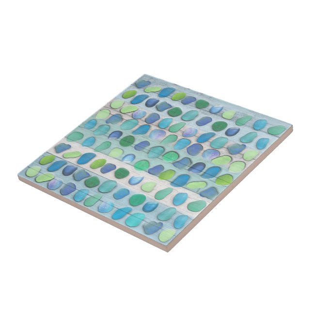 Sea Glass Beach Driftwood Tile (Side)