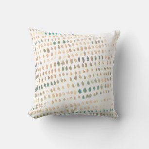 Sea Glass Beach Pebbles Coastal Throw Pillow