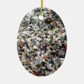 Sea Glass Ceramic Ornament