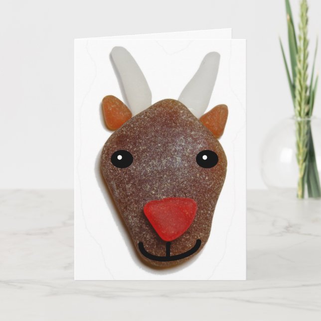 Sea Glass Christmas Card (Front)