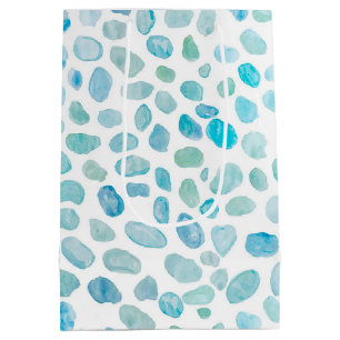 Sea Glass Coastal Beach  Medium Gift Bag
