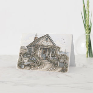 Sea Glass Cottage Card