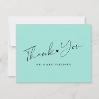Sea glass green wedding elegant script
