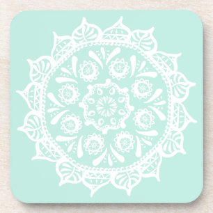 Sea Glass Mandala Coaster