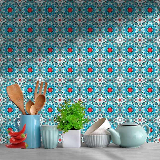 Sea Glass Mediterranean Pattern Tile (Creator Uploaded)