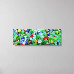 Sea Glass Mural Canvas Print