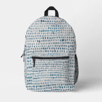 Sea Glass Painting Coastal Pattern Luggage
