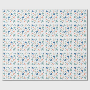 Sea Glass Scatter Abstract Gift Wrap