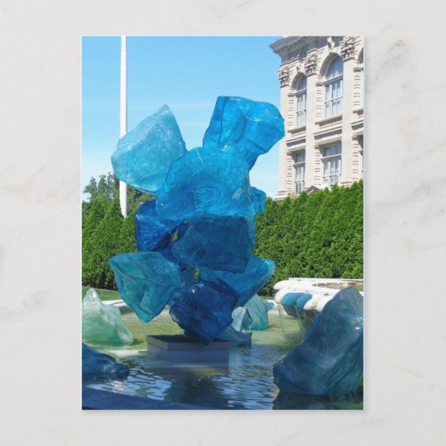 Sea Glass Statue Postcard (Front)
