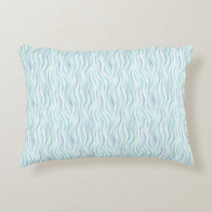 Sea Glass Waves Accent Pillow