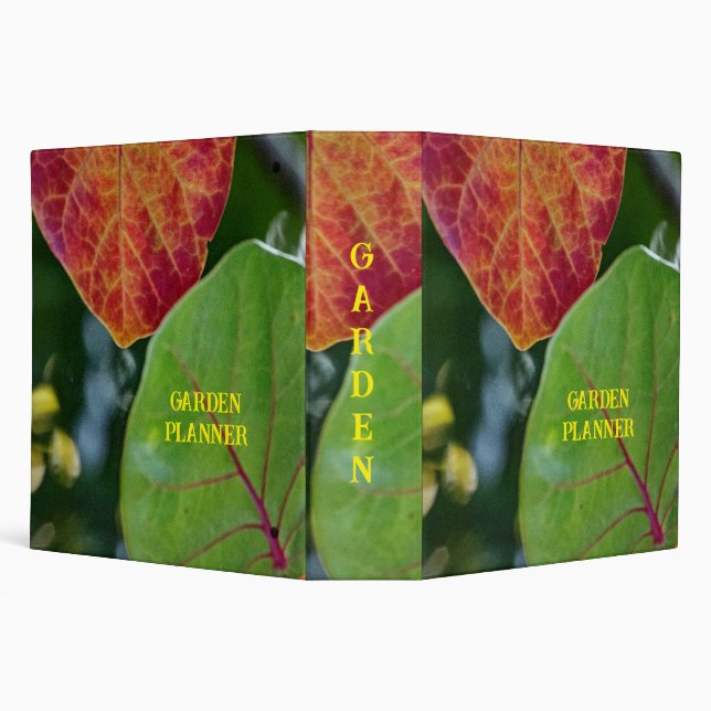 Sea Grape Garden Organizer  Binder (Background)