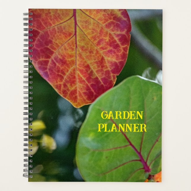 Sea Grape Leaf Garden  Planner (Front)