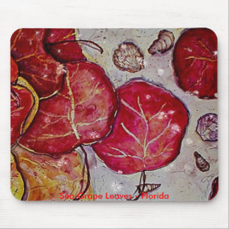 Sea Grape Leaves - Florida Mouse Pad