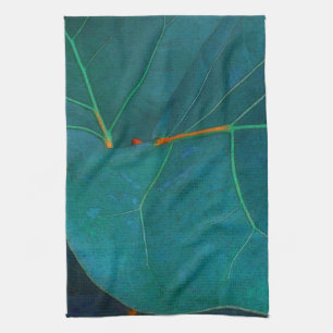 Sea Grape Leaves Kitchen Towel