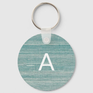 Sea Grass Painting Beach Texture Pattern Keychain