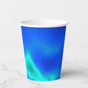 Sea Green and Blue Paper cup