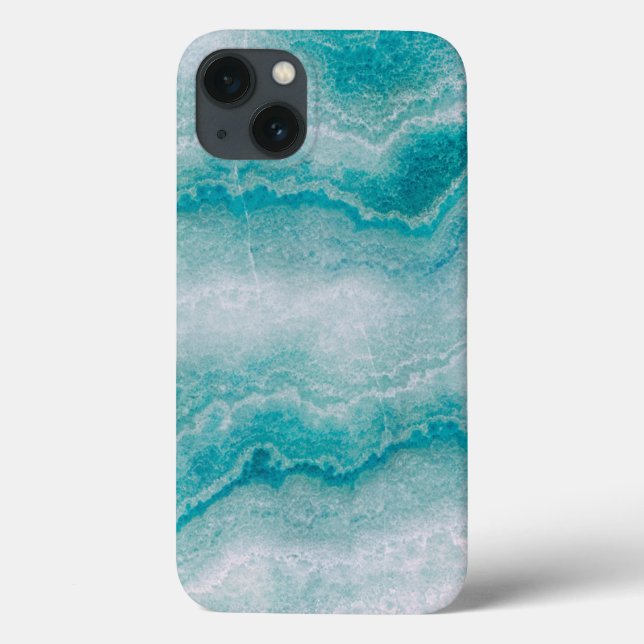 Sea Green Marble Texture  Case-Mate iPhone Case (Back)