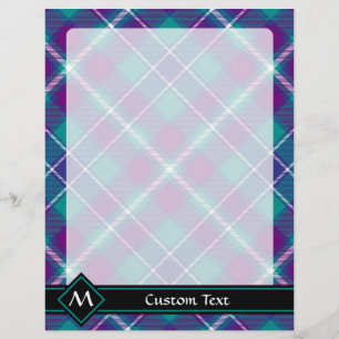 Sea Green, Purple and Blue Tartan