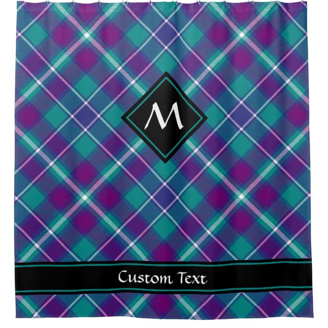 Sea Green, Purple and Blue Tartan (Front)