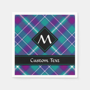 Sea Green, Purple and Blue Tartan Napkin