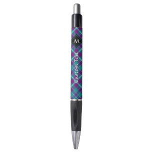 Sea Green, Purple and Blue Tartan Pen