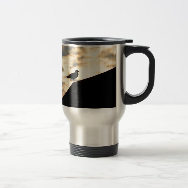 Sea Gull Sunset Travel Mug (Right)