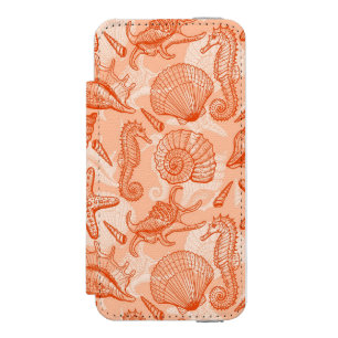Sea hand drawn pattern incipio watson™ iPhone 5 wallet case