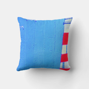 Sea holidays throw pillow