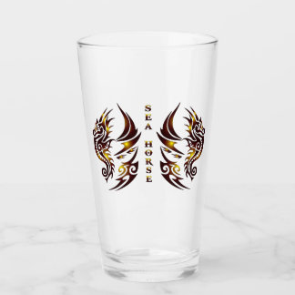 Sea Horse2 Drinkware Glass