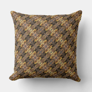 Sea Horse Abstract Throw Pillow