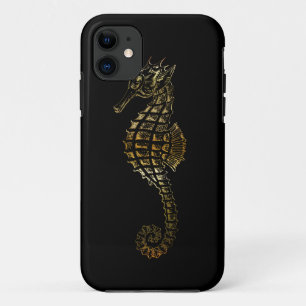 Sea Horse Art sur iPhone 5 Coque pour enfants